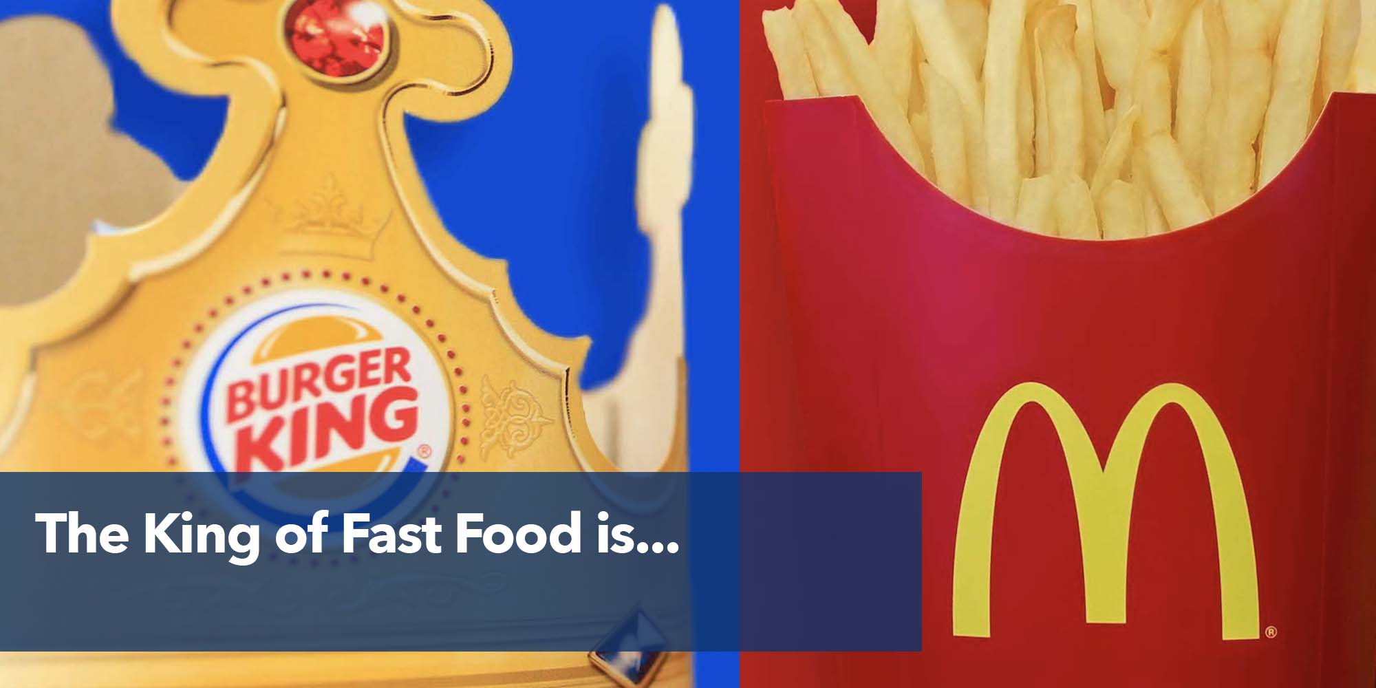 The King of Fast Food is…