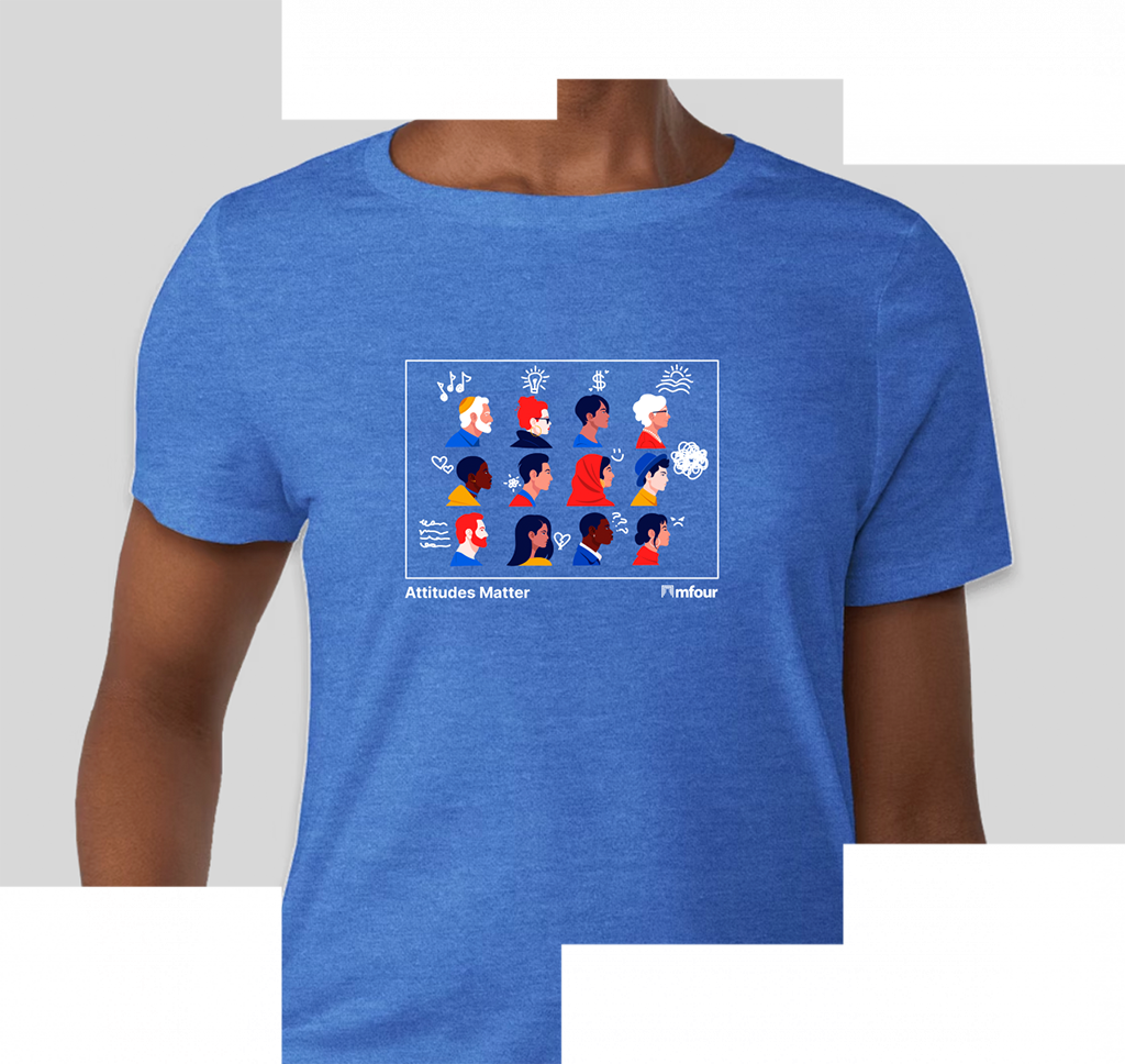 MFour T-Shirt Blue - Womens