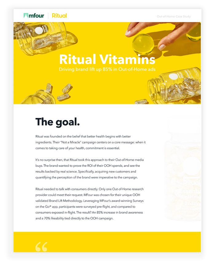 Ritual Vitamins Case Study