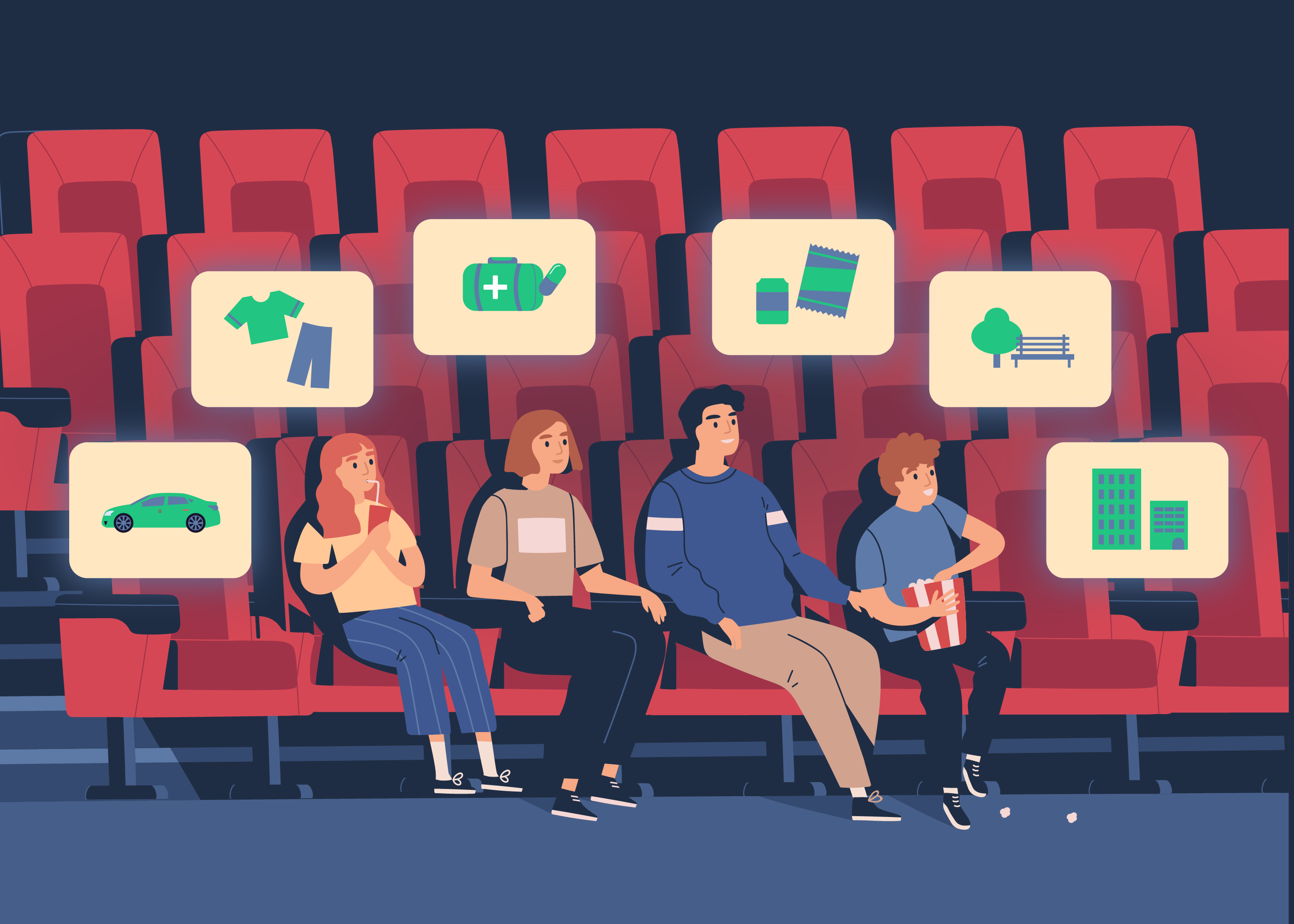 Unlocking the Silver Screen: Delving into In-Theater Moviegoers' Gender-Driven Venue Visitation